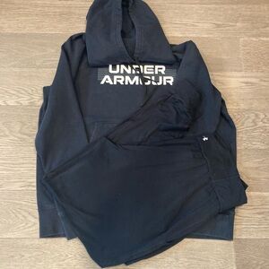 Under Armour hoodie and harem style yoga pant set
